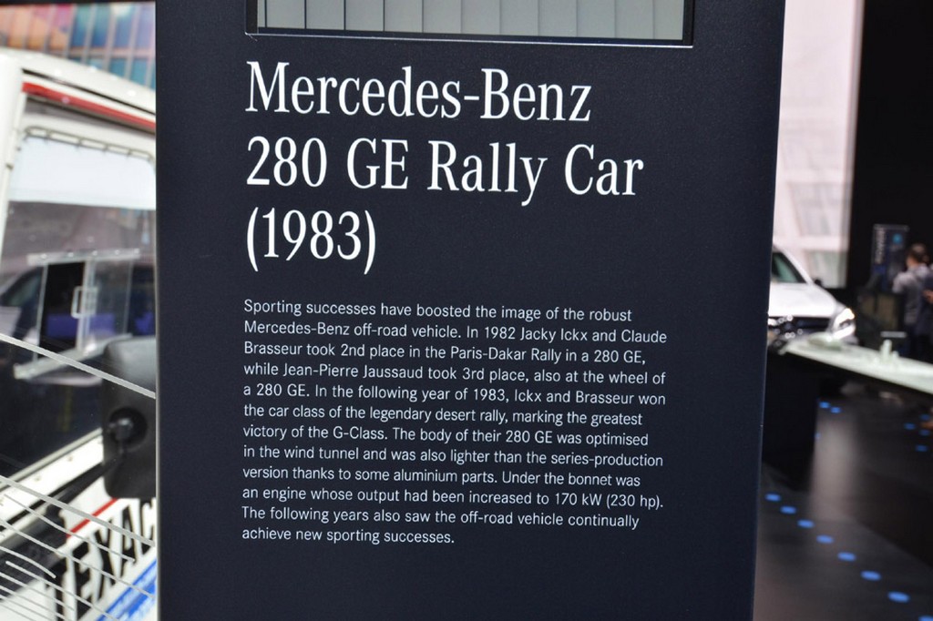 1983 - MERCEDES-BENZ 280 GE PARIS-DAKAR WINNER, foto 9