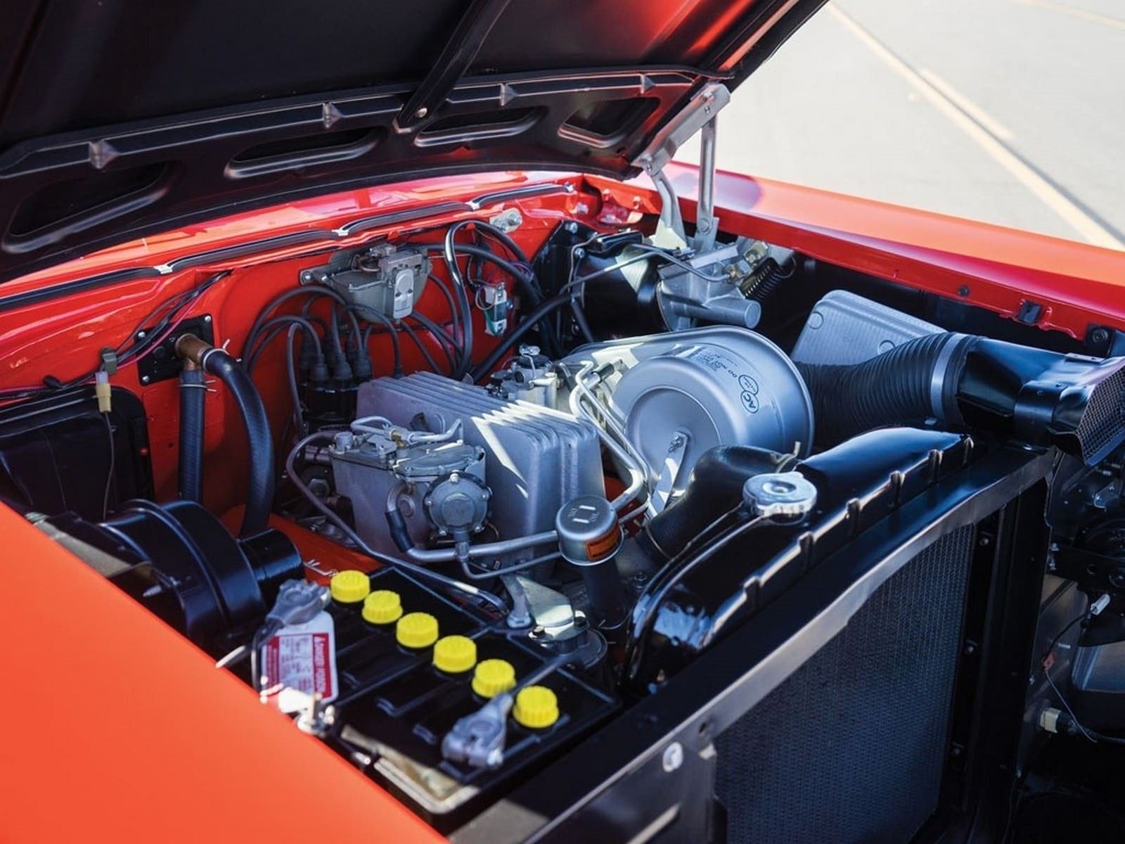 CHEVROLET BEL AIR CONVERTIBLE MATADOR RED, foto 3