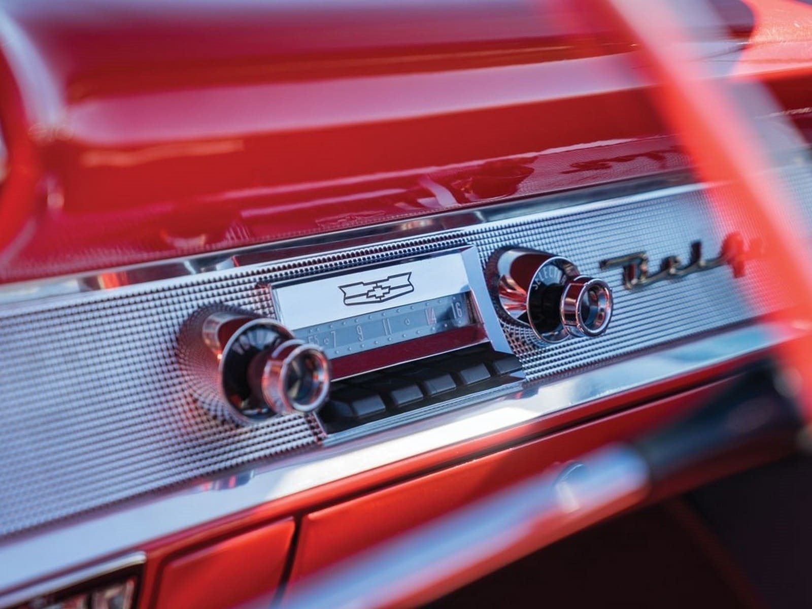CHEVROLET BEL AIR CONVERTIBLE MATADOR RED, foto 17