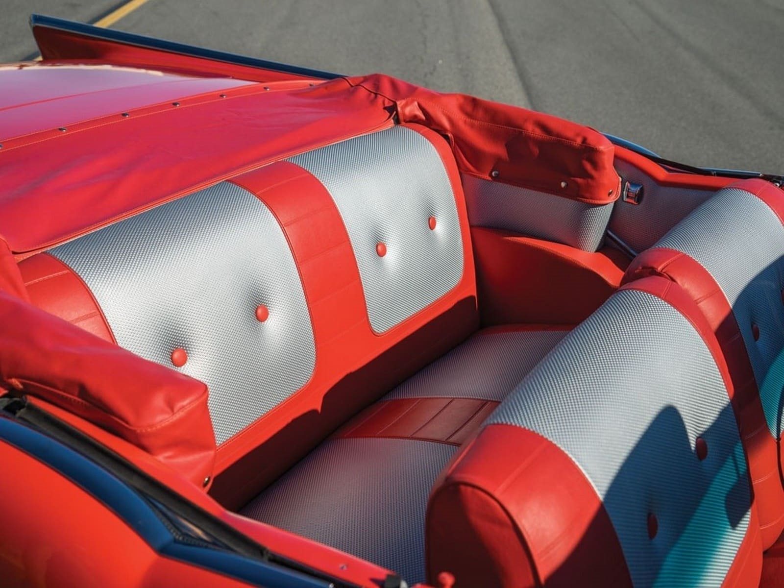 CHEVROLET BEL AIR CONVERTIBLE MATADOR RED, foto 19