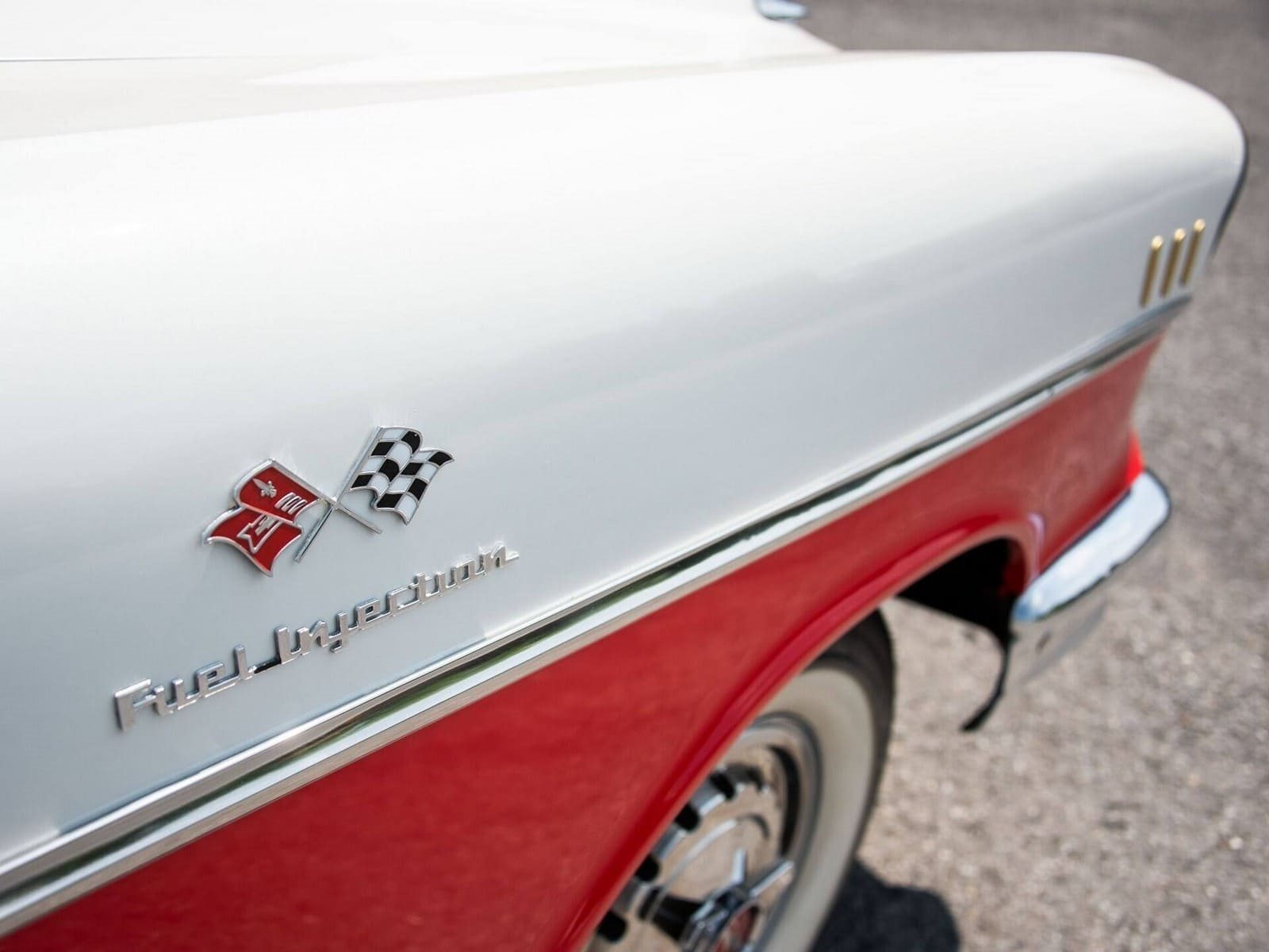 CHEVROLET BEL AIR CONVERTIBLE MATADOR RED, foto 30