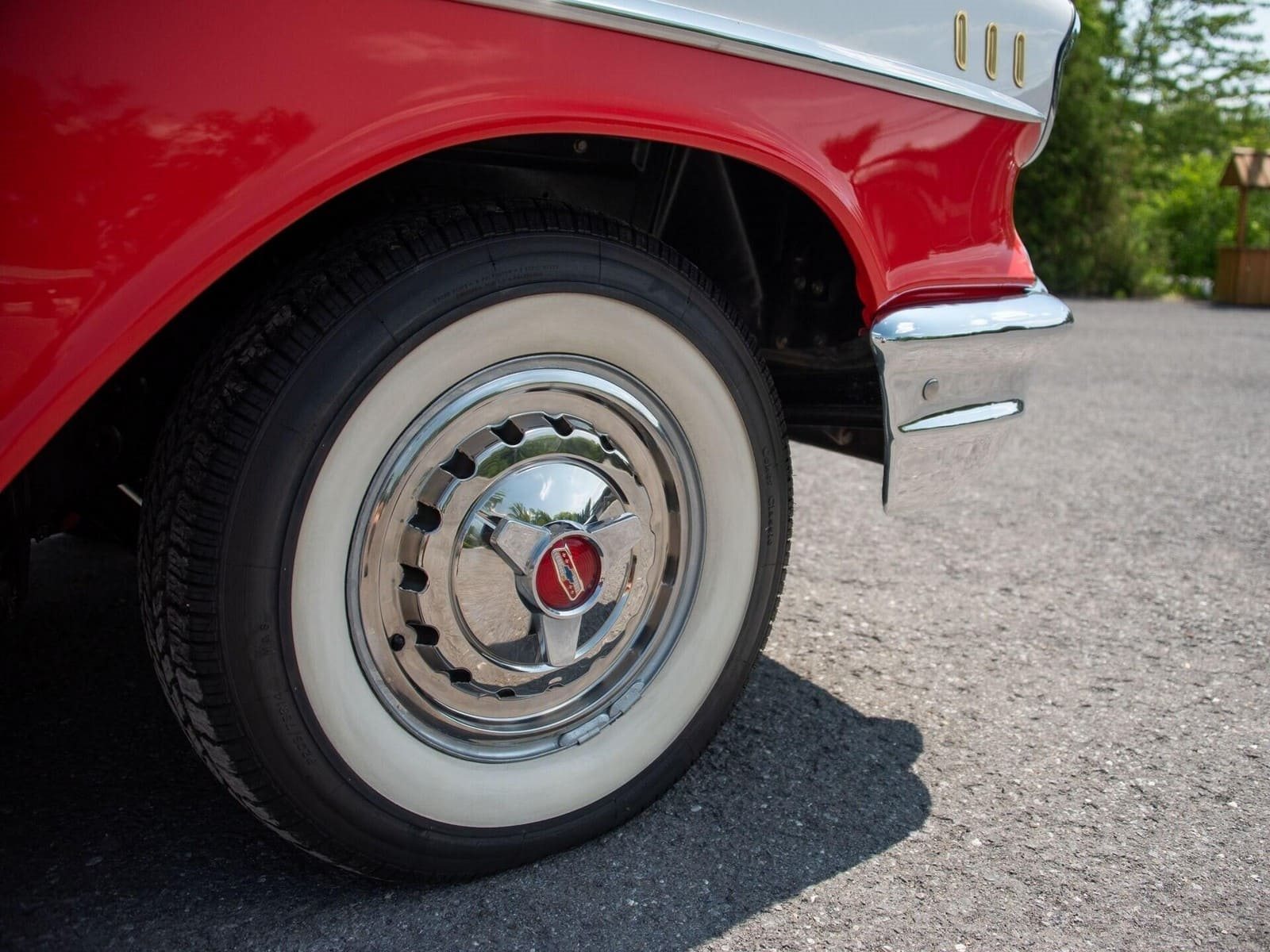 CHEVROLET BEL AIR CONVERTIBLE MATADOR RED, foto 31