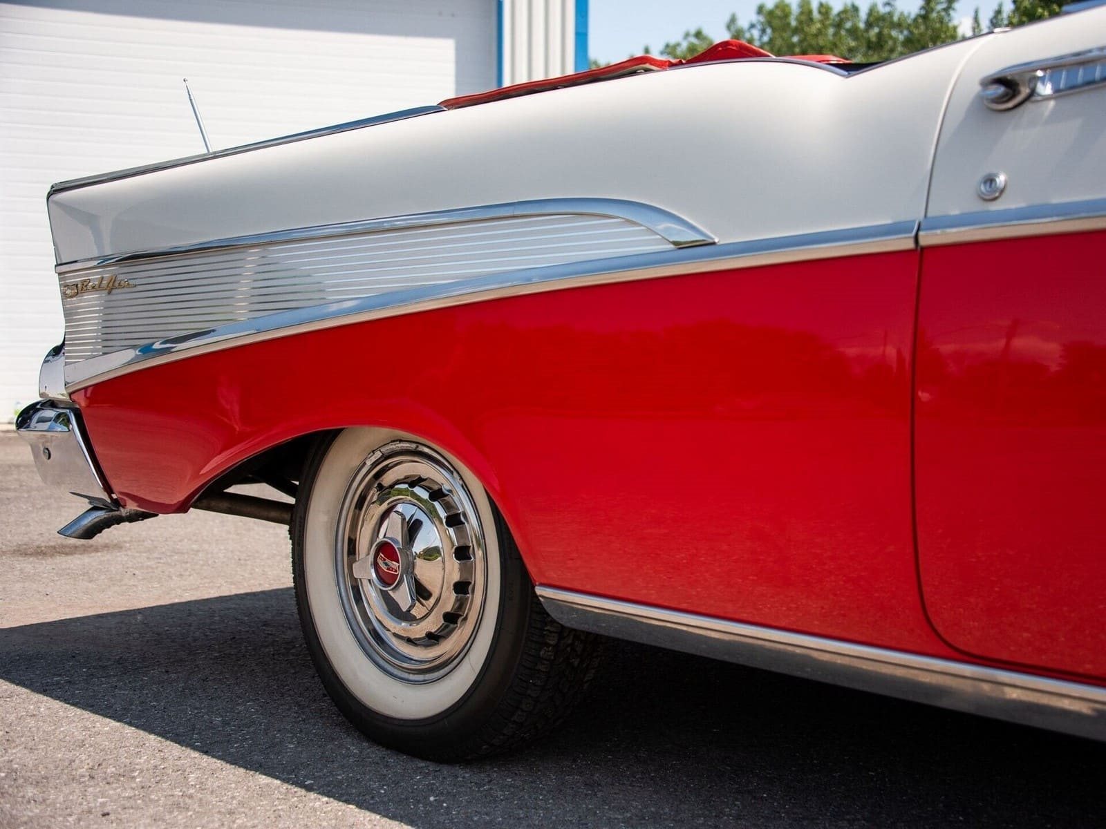 CHEVROLET BEL AIR CONVERTIBLE MATADOR RED, foto 33
