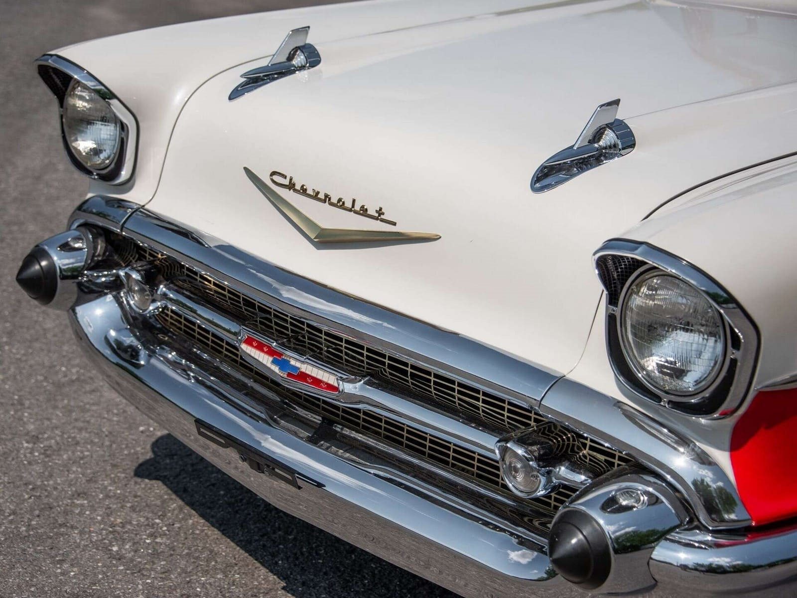 CHEVROLET BEL AIR CONVERTIBLE MATADOR RED, foto 36