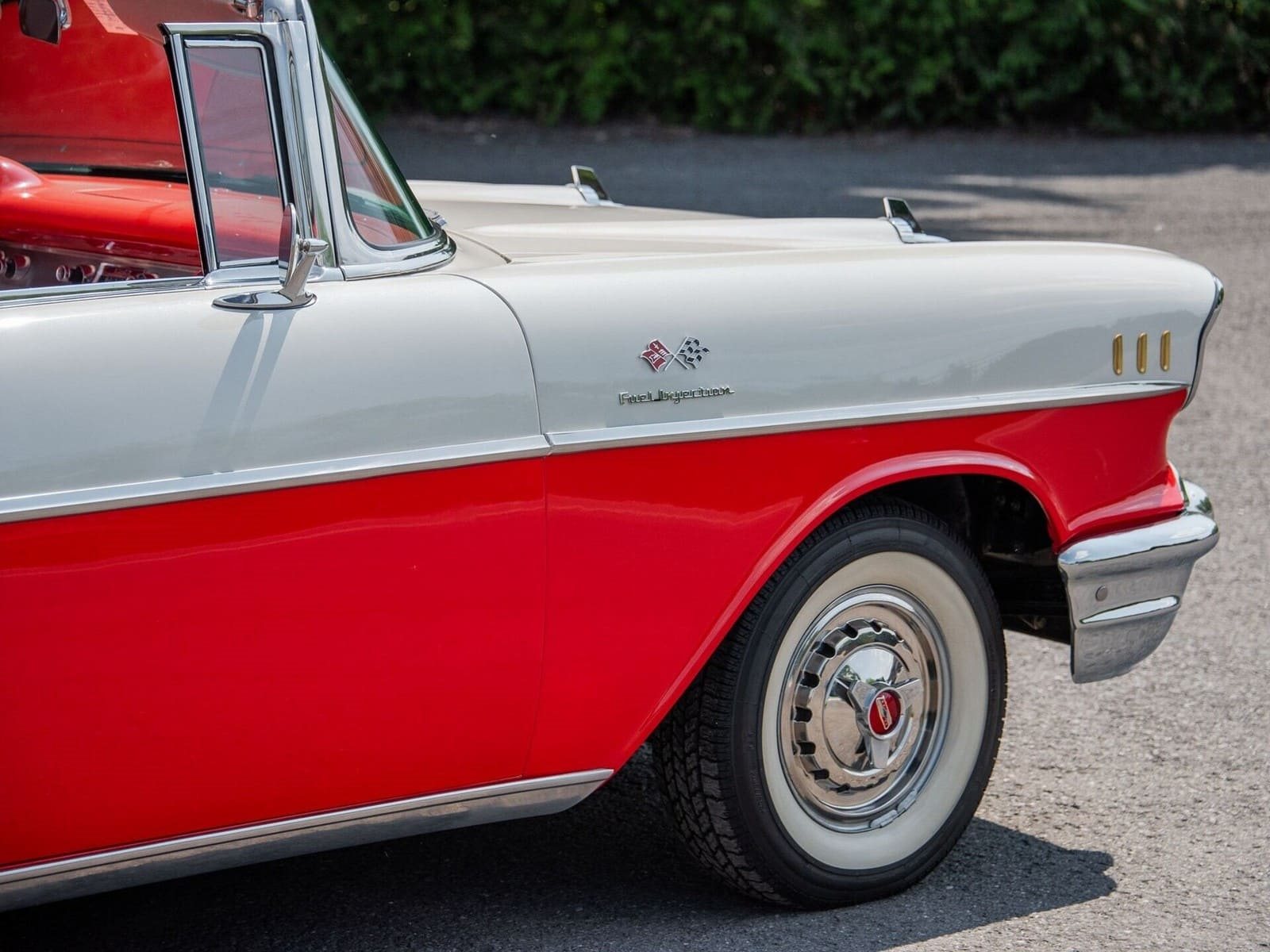 CHEVROLET BEL AIR CONVERTIBLE MATADOR RED, foto 49