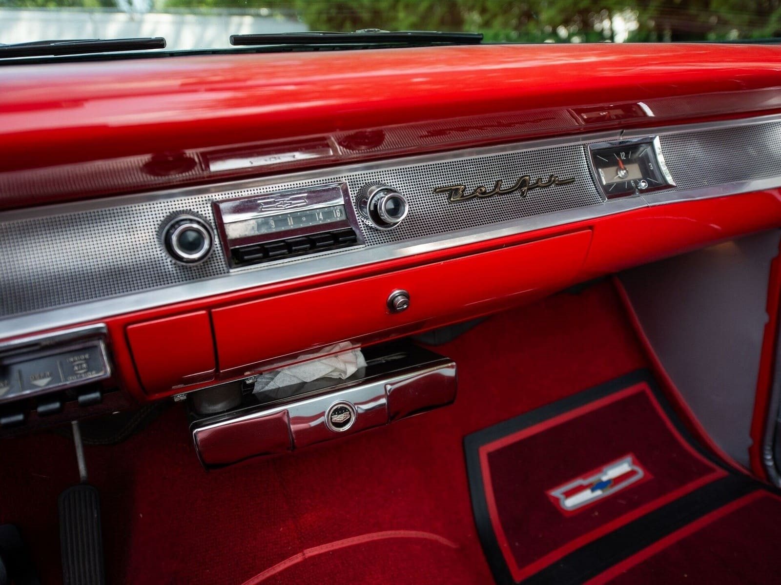 CHEVROLET BEL AIR CONVERTIBLE MATADOR RED, foto 54