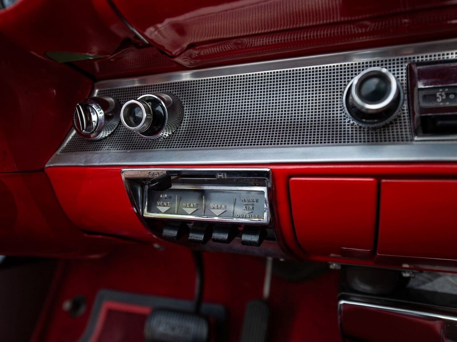 CHEVROLET BEL AIR CONVERTIBLE MATADOR RED, foto 55