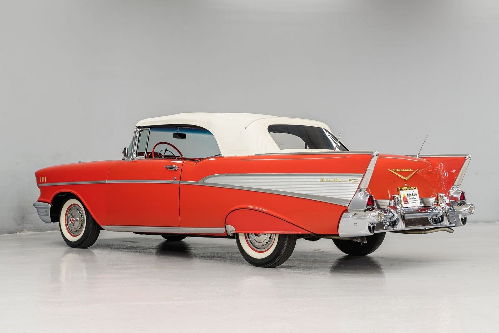 CHEVROLET BEL AIR CONVERTIBLE MATADOR RED, foto 63