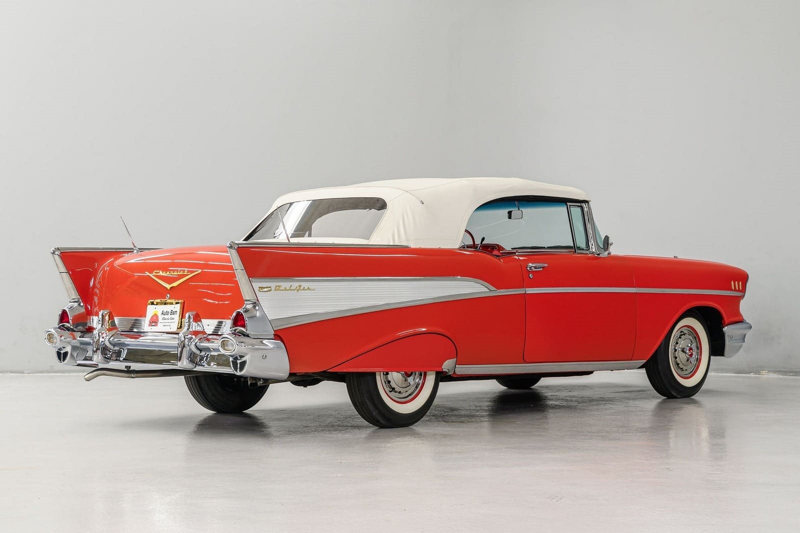 CHEVROLET BEL AIR CONVERTIBLE MATADOR RED, foto 66