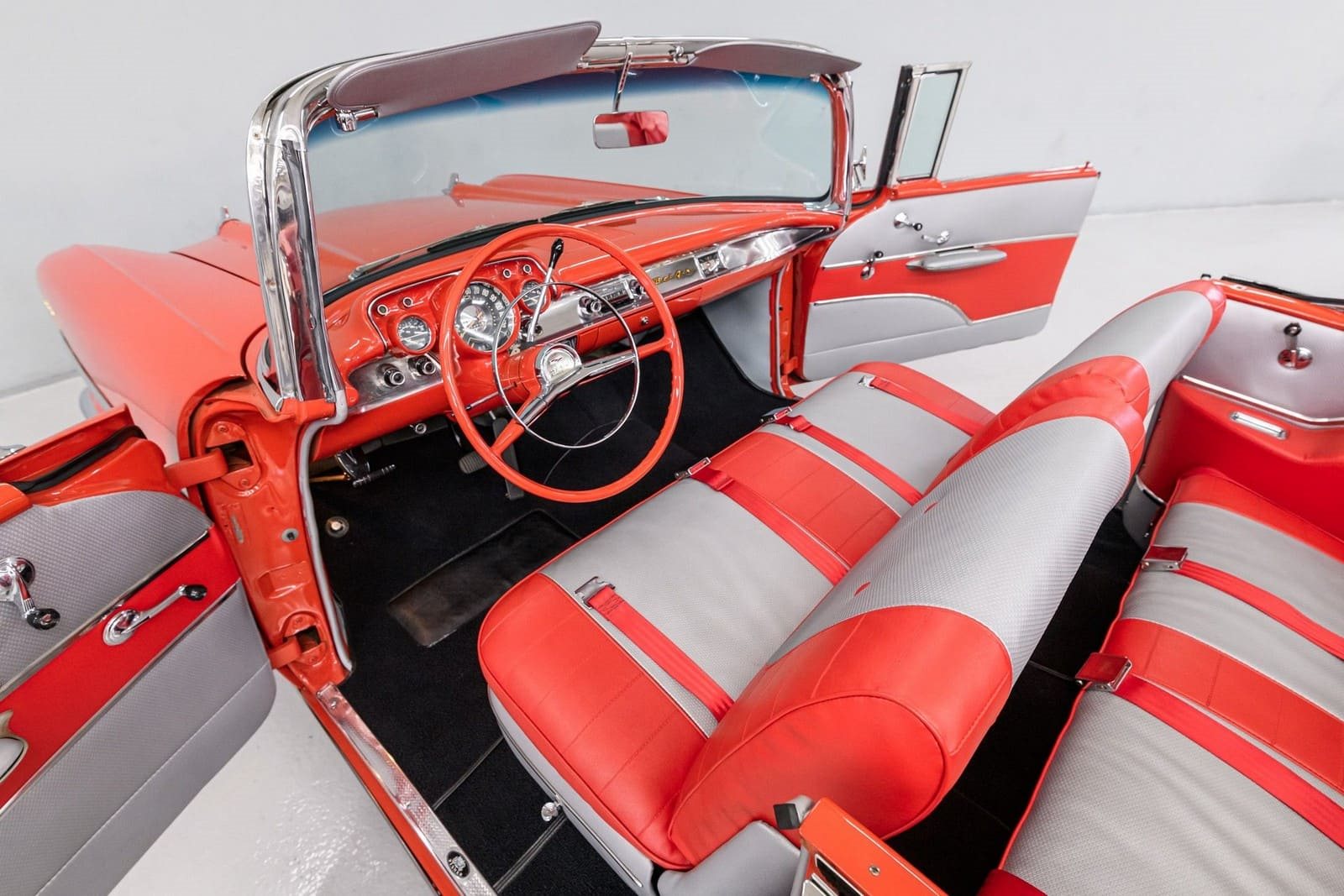 CHEVROLET BEL AIR CONVERTIBLE MATADOR RED, foto 72