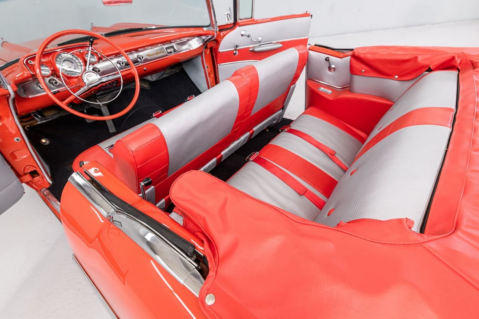 CHEVROLET BEL AIR CONVERTIBLE MATADOR RED, foto 73