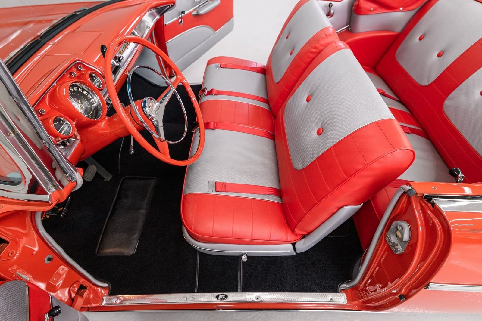CHEVROLET BEL AIR CONVERTIBLE MATADOR RED, foto 74