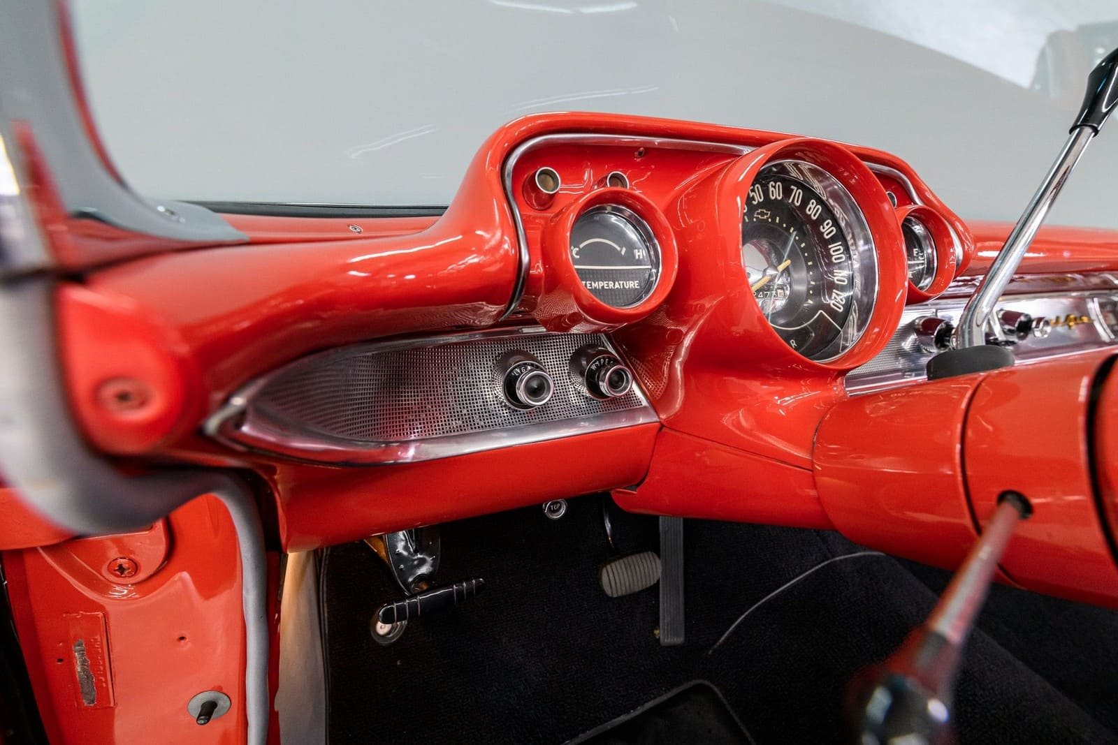 CHEVROLET BEL AIR CONVERTIBLE MATADOR RED, foto 85