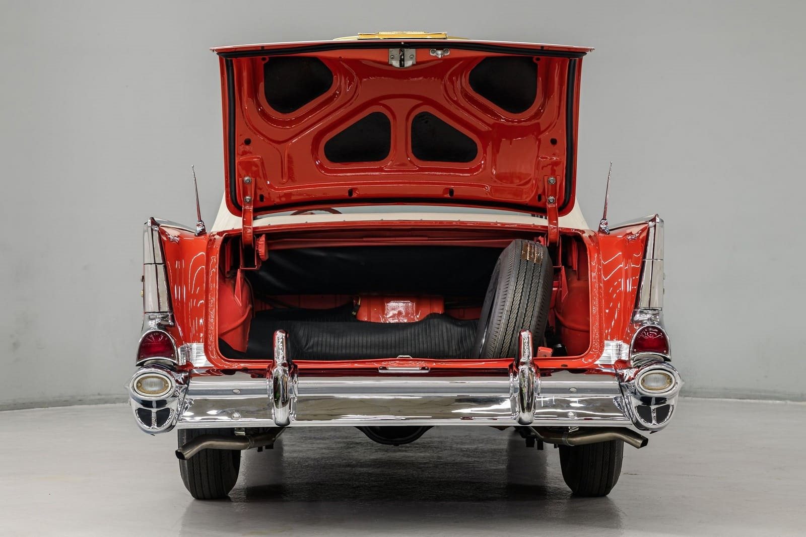 CHEVROLET BEL AIR CONVERTIBLE MATADOR RED, foto 95