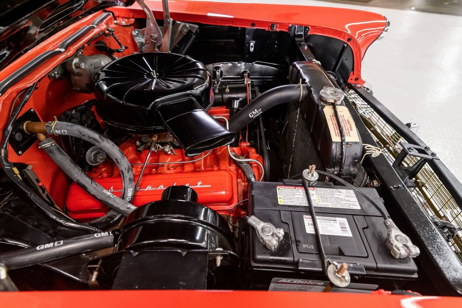 CHEVROLET BEL AIR CONVERTIBLE MATADOR RED, foto 99