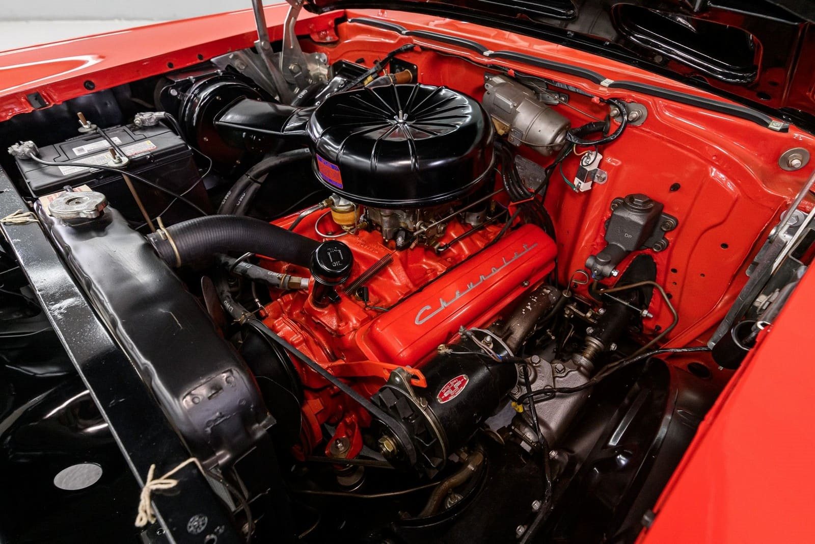 CHEVROLET BEL AIR CONVERTIBLE MATADOR RED, foto 105