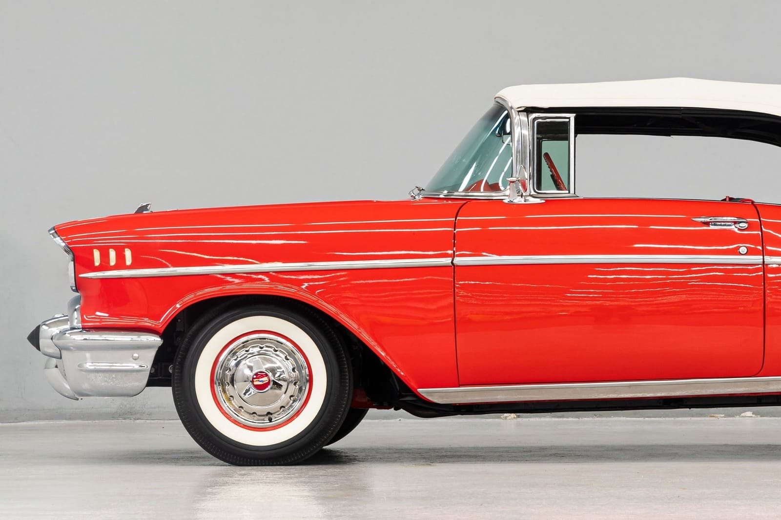 CHEVROLET BEL AIR CONVERTIBLE MATADOR RED, foto 107