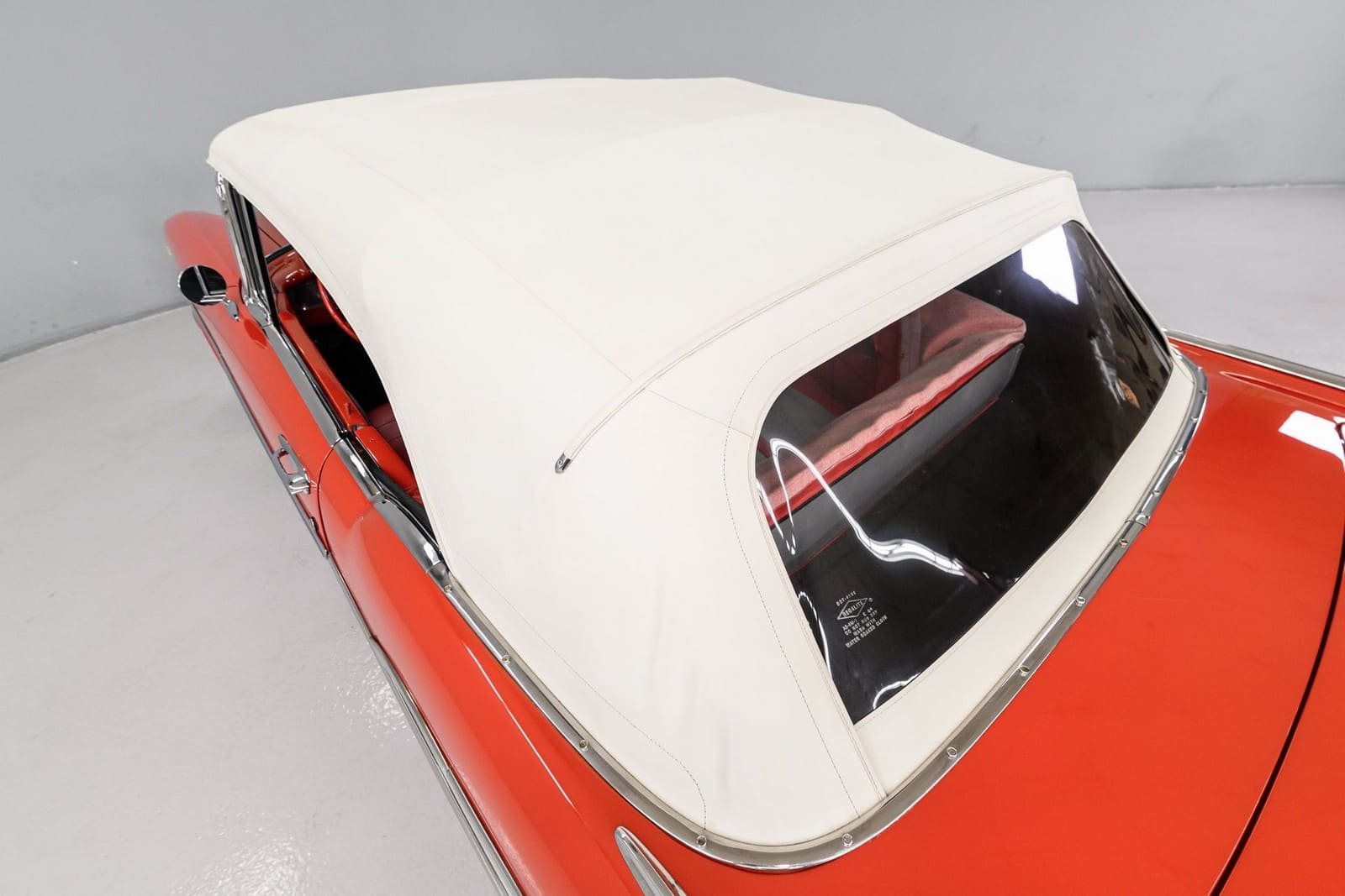 CHEVROLET BEL AIR CONVERTIBLE MATADOR RED, foto 109