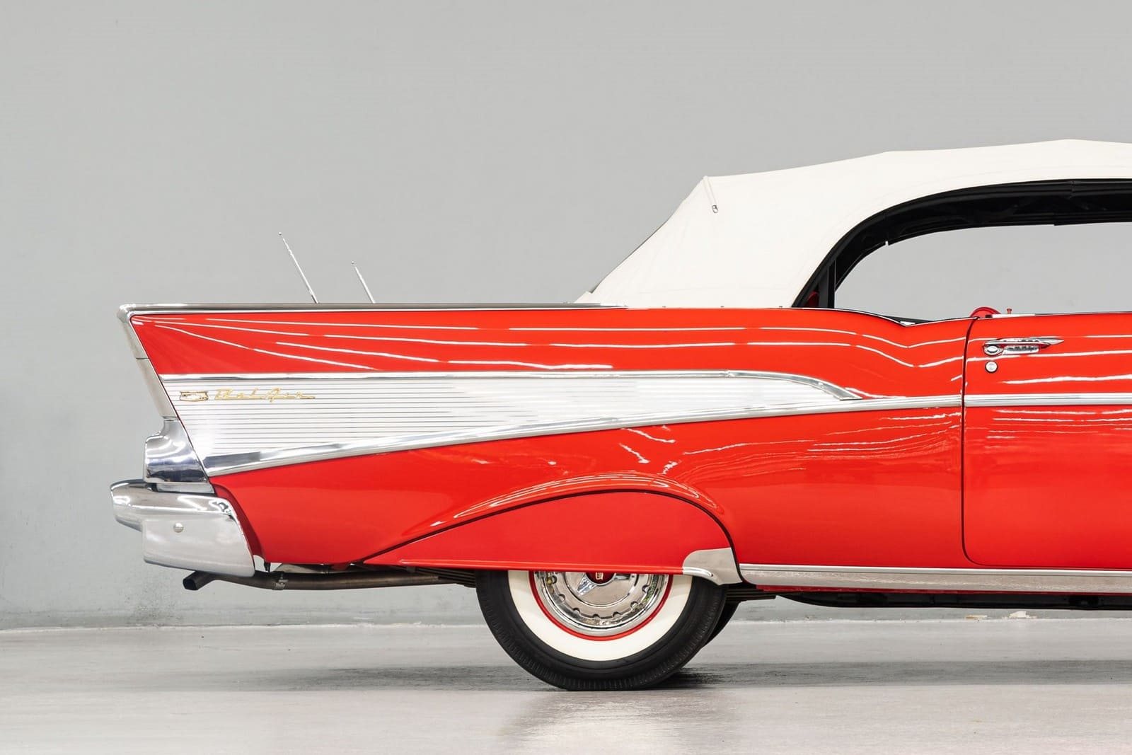 CHEVROLET BEL AIR CONVERTIBLE MATADOR RED, foto 112