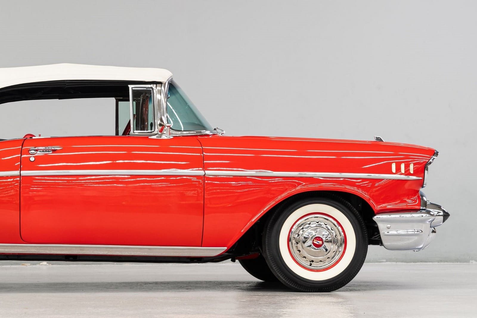 CHEVROLET BEL AIR CONVERTIBLE MATADOR RED, foto 113