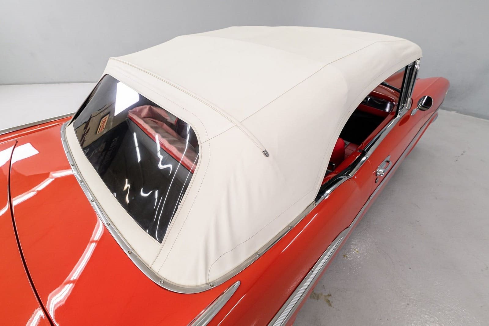 CHEVROLET BEL AIR CONVERTIBLE MATADOR RED, foto 114