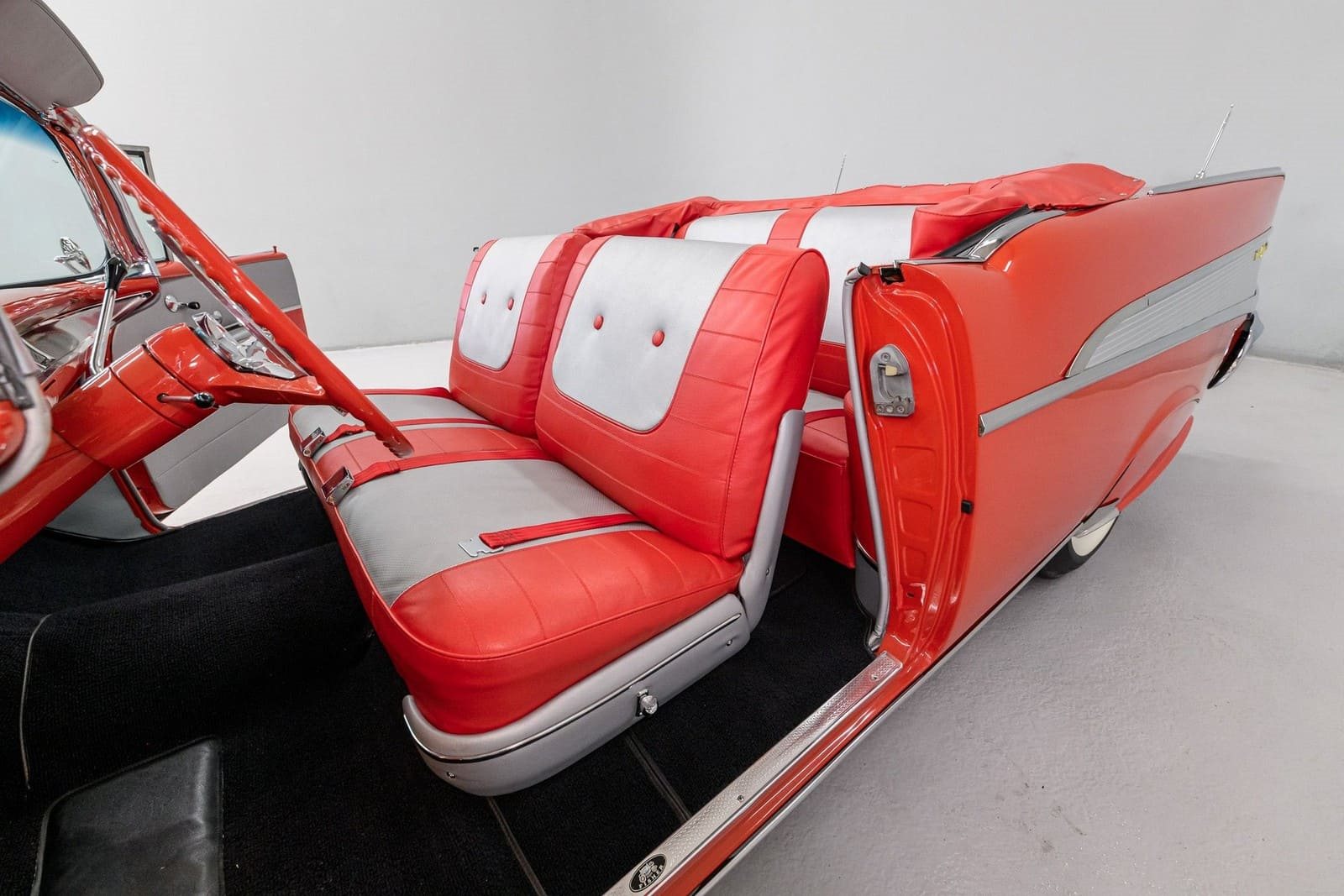 CHEVROLET BEL AIR CONVERTIBLE MATADOR RED, foto 117