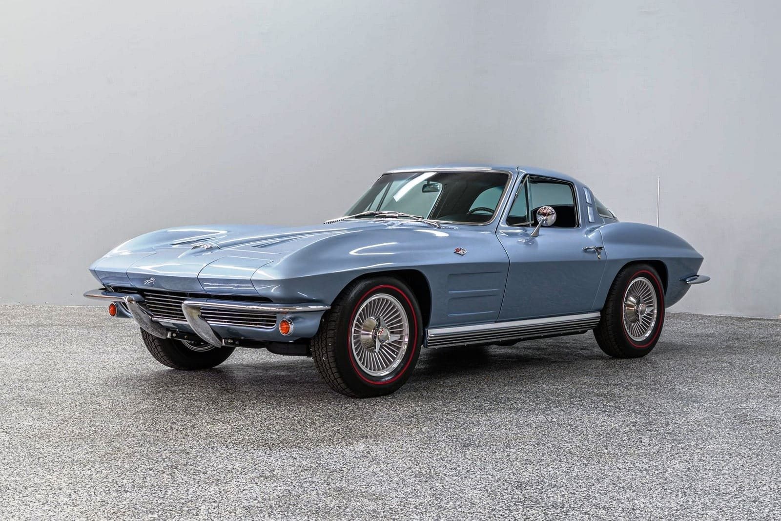 1964 - CHEVROLET CORVETTE SILVER BLUE, foto 1
