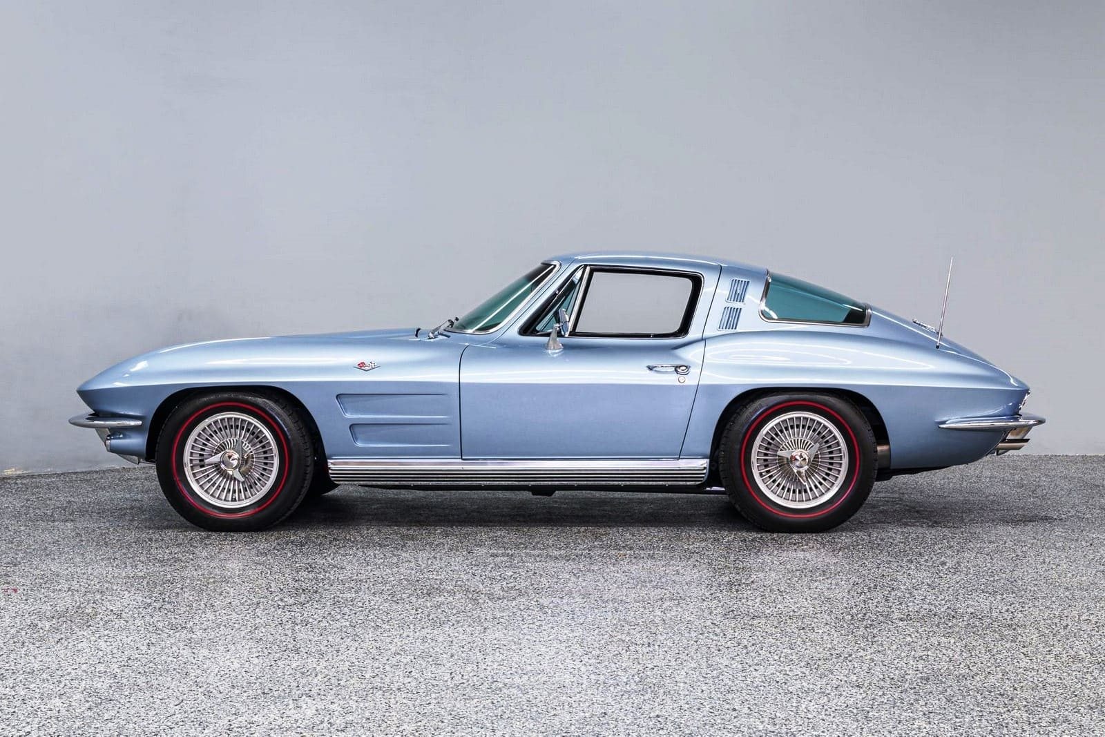 1964 - CHEVROLET CORVETTE SILVER BLUE, foto 2
