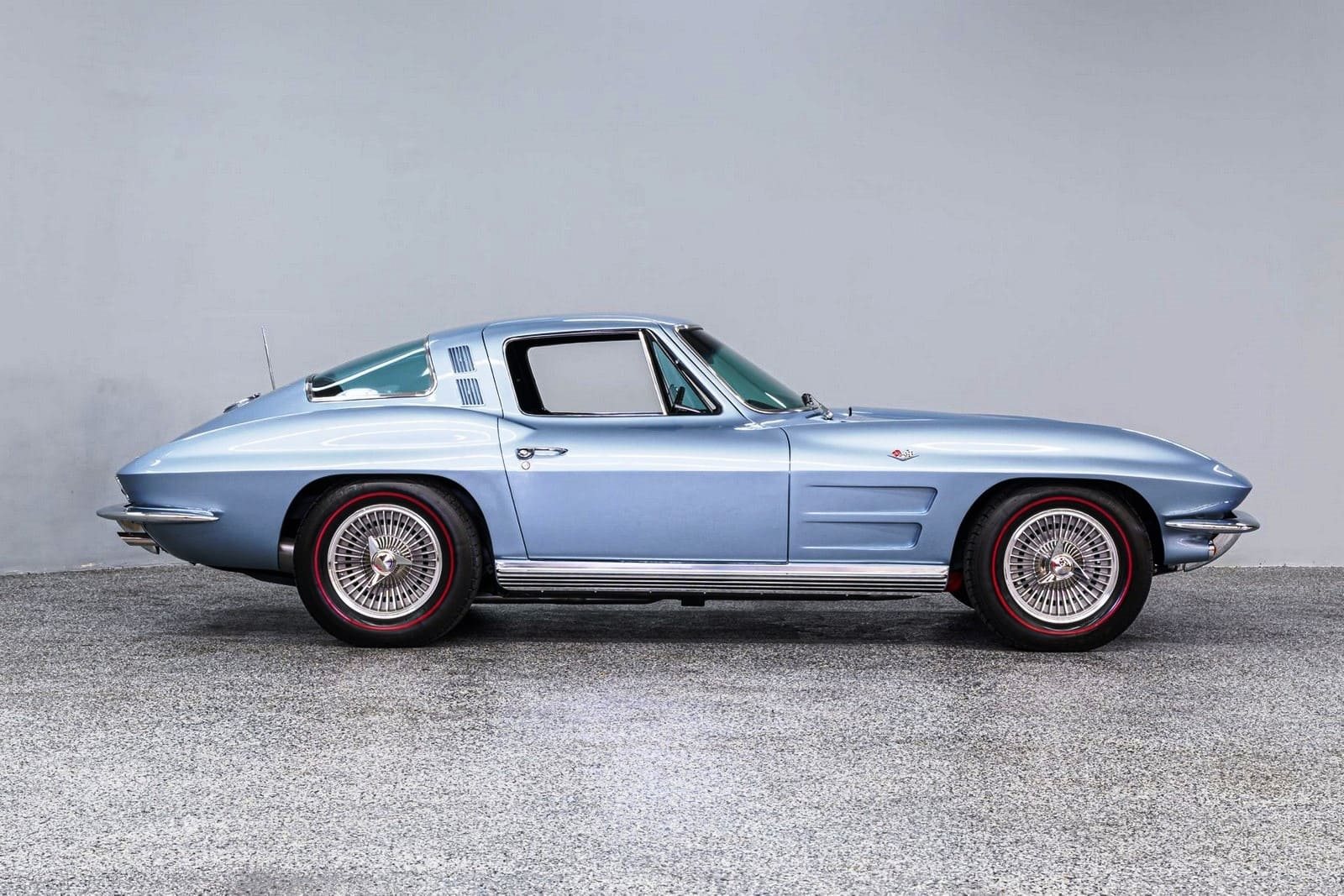 1964 - CHEVROLET CORVETTE SILVER BLUE, foto 7
