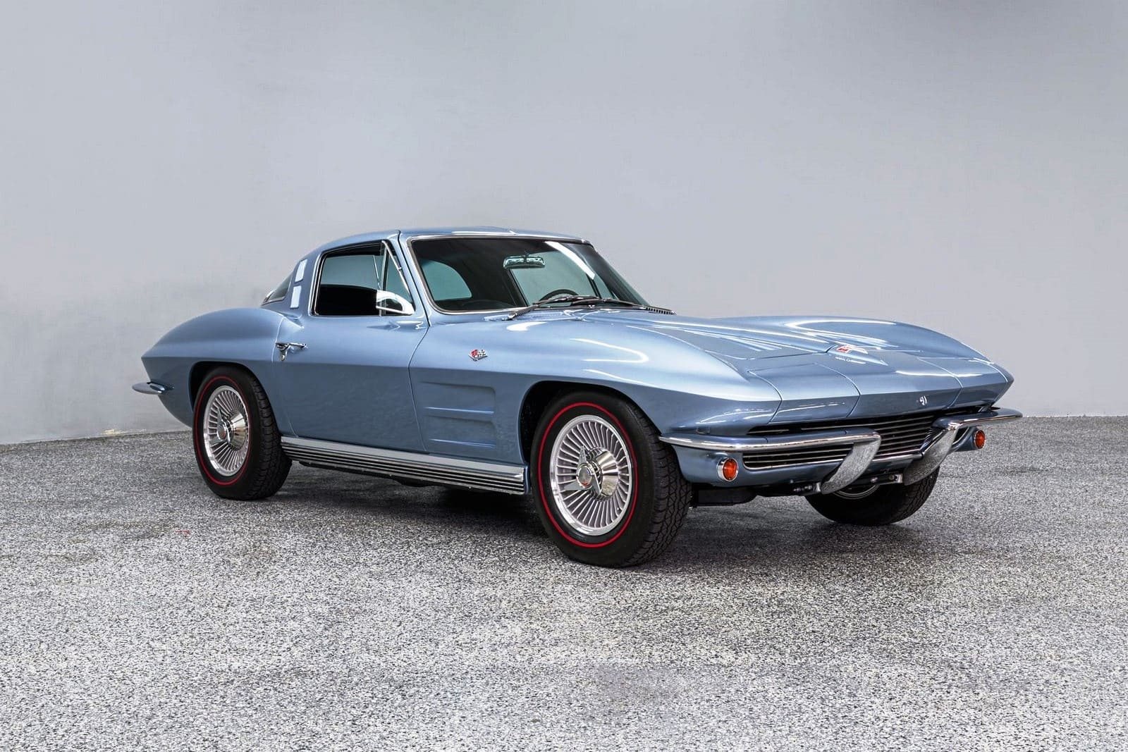 1964 - CHEVROLET CORVETTE SILVER BLUE, foto 8
