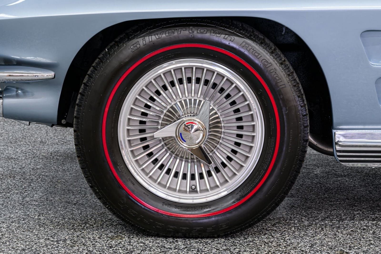 1964 - CHEVROLET CORVETTE SILVER BLUE, foto 24