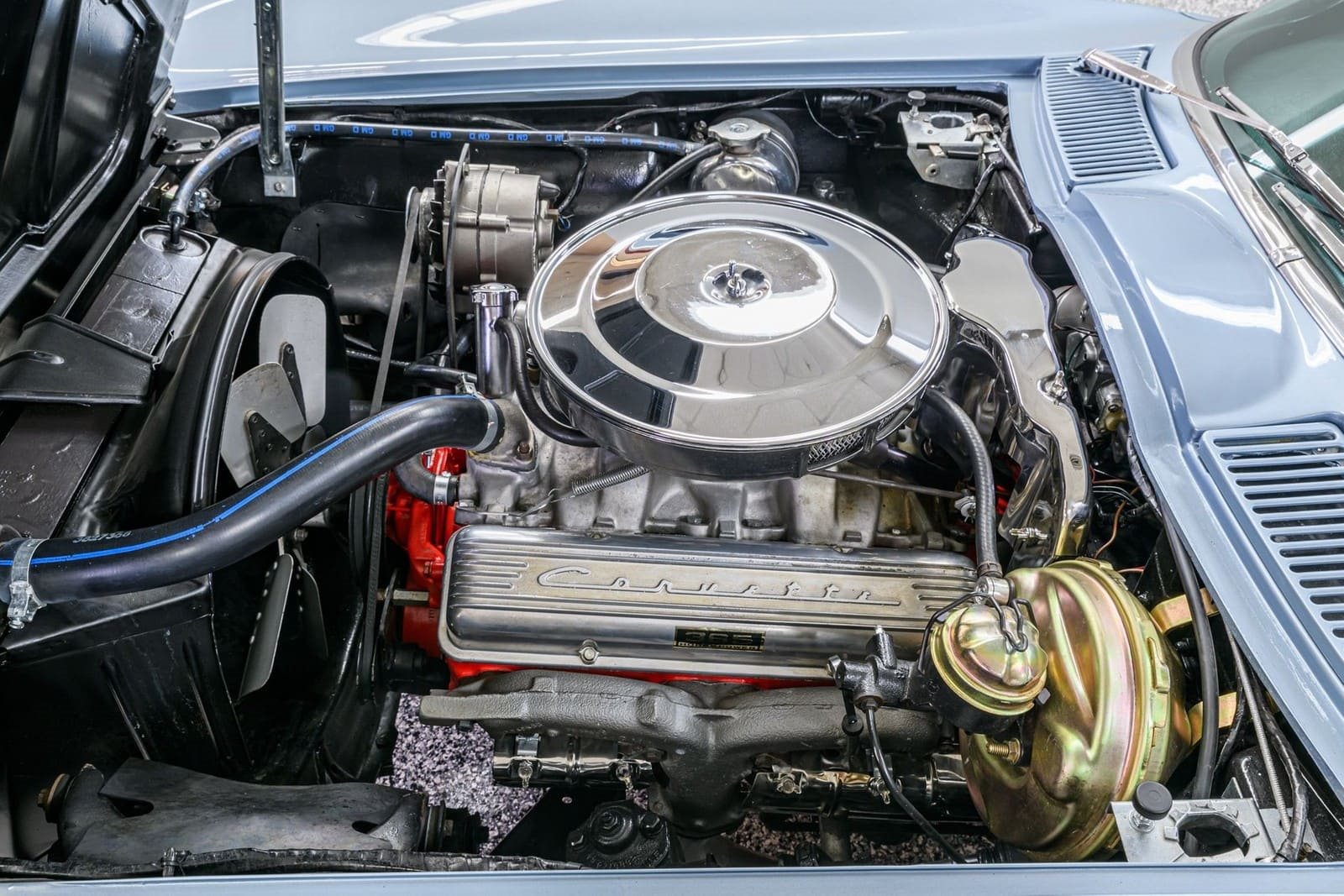 1964 - CHEVROLET CORVETTE SILVER BLUE, foto 25