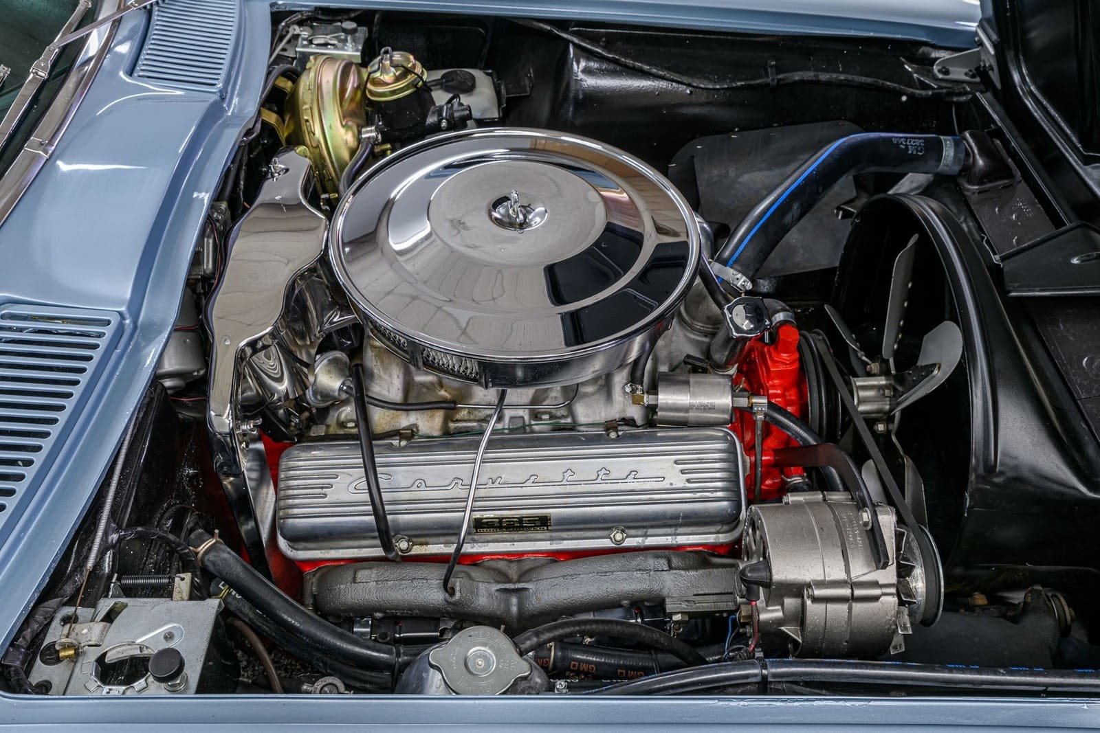 1964 - CHEVROLET CORVETTE SILVER BLUE, foto 26