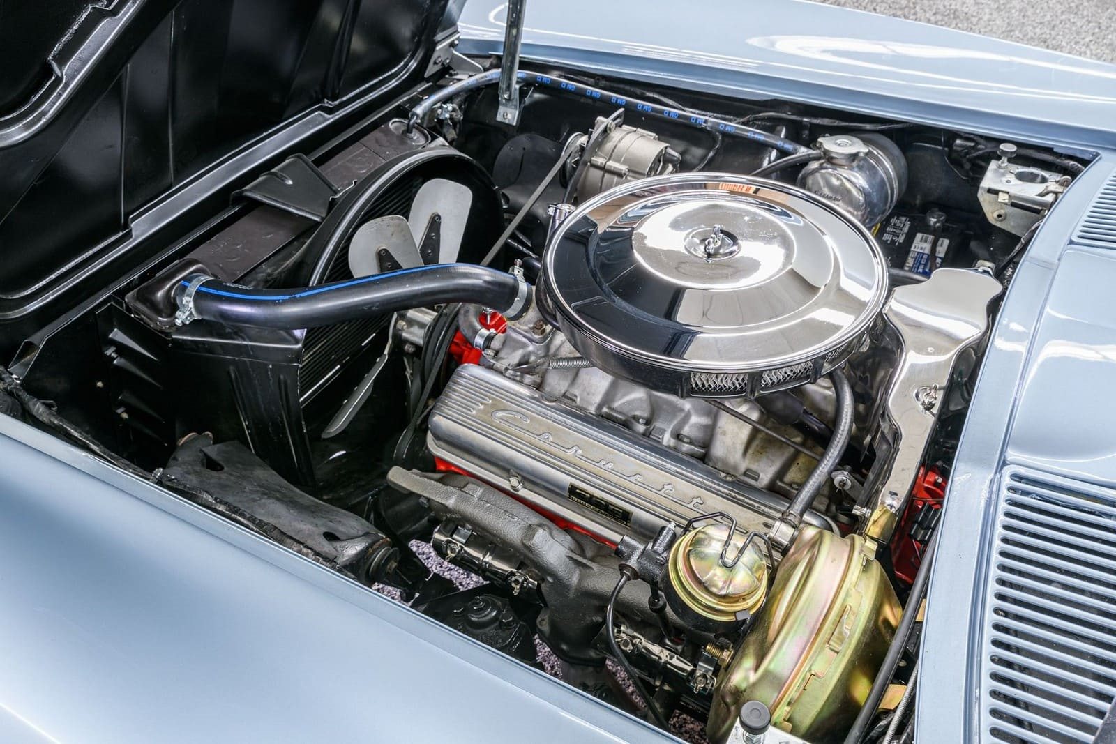 1964 - CHEVROLET CORVETTE SILVER BLUE, foto 27