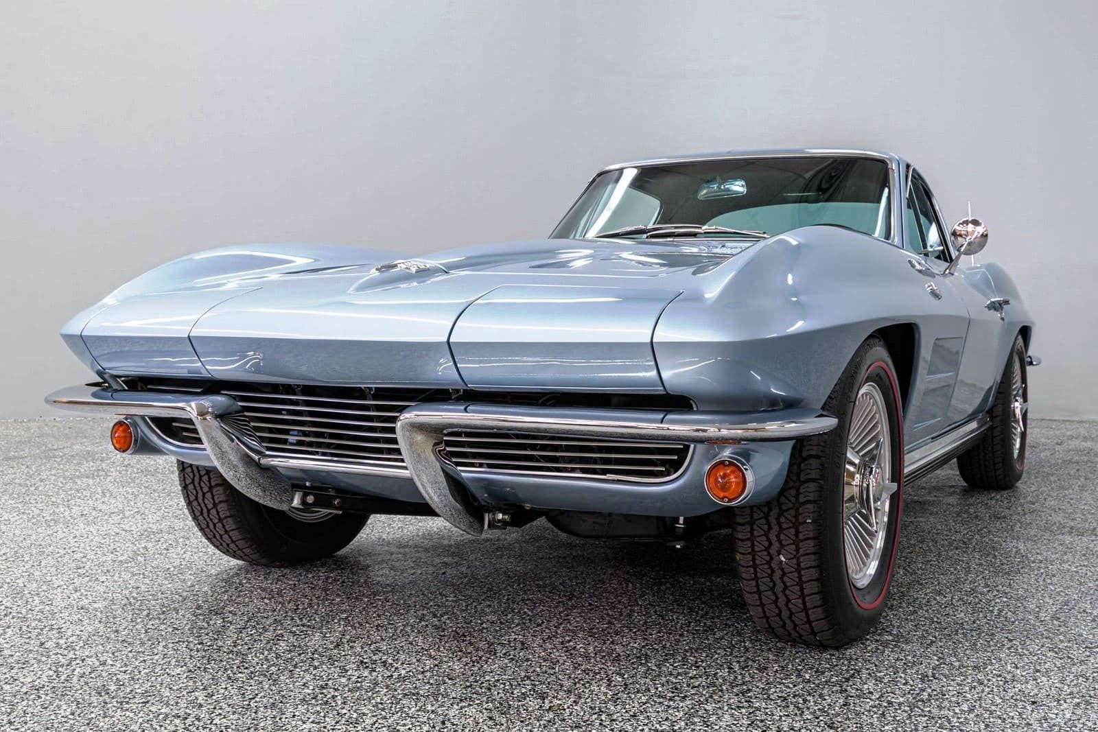 1964 - CHEVROLET CORVETTE SILVER BLUE, foto 30
