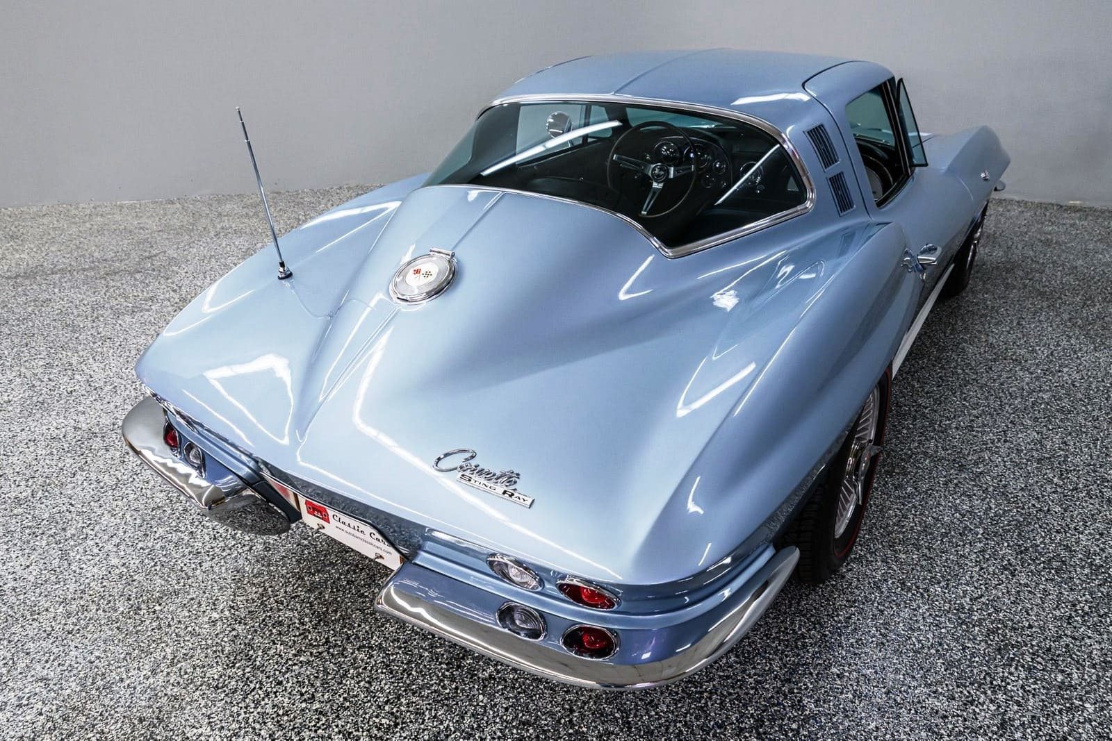 1964 - CHEVROLET CORVETTE SILVER BLUE, foto 32
