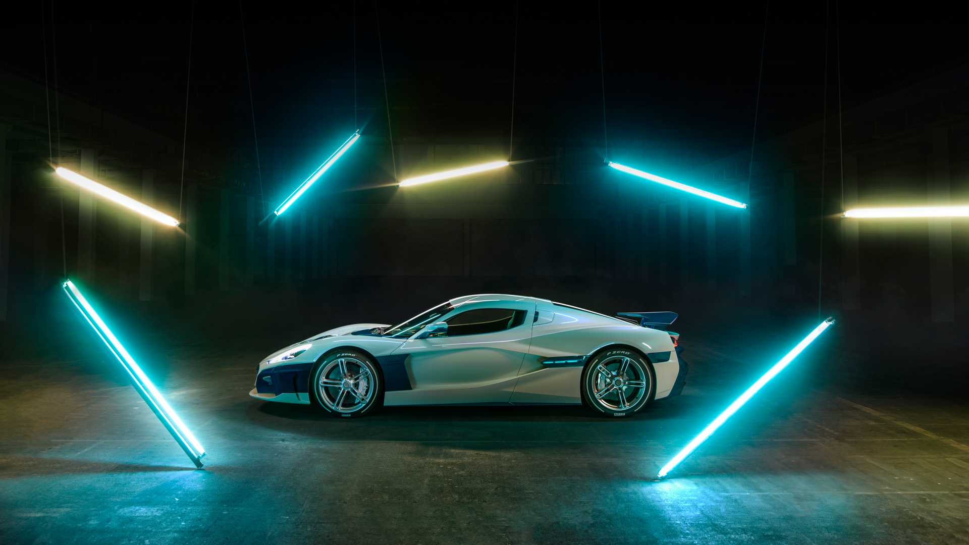 RIMAC C_TWO GALACTIC WHITE, foto 5