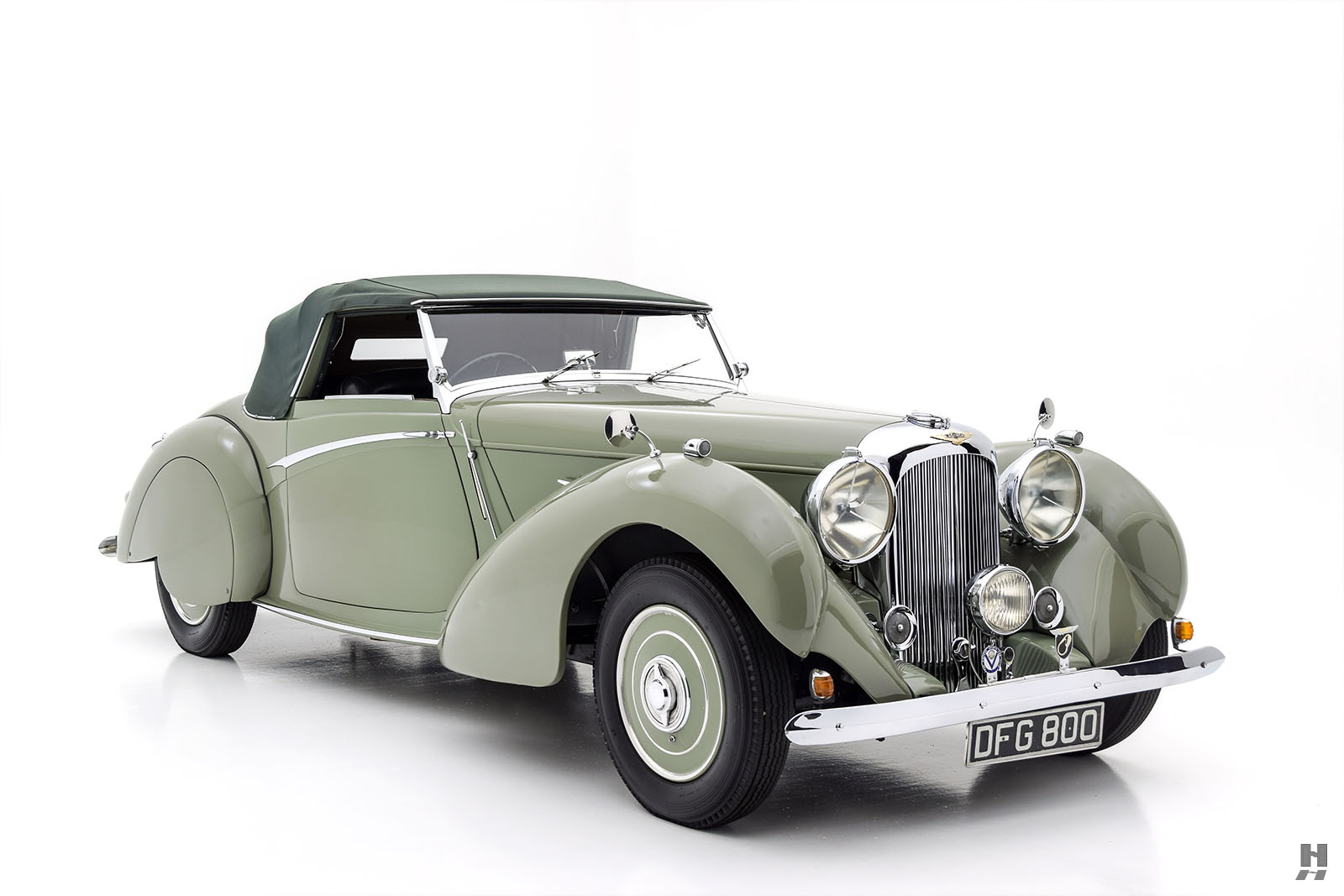 LAGONDA LG6 RAPIDE DROPHEAD COUPE GREEN, foto 2