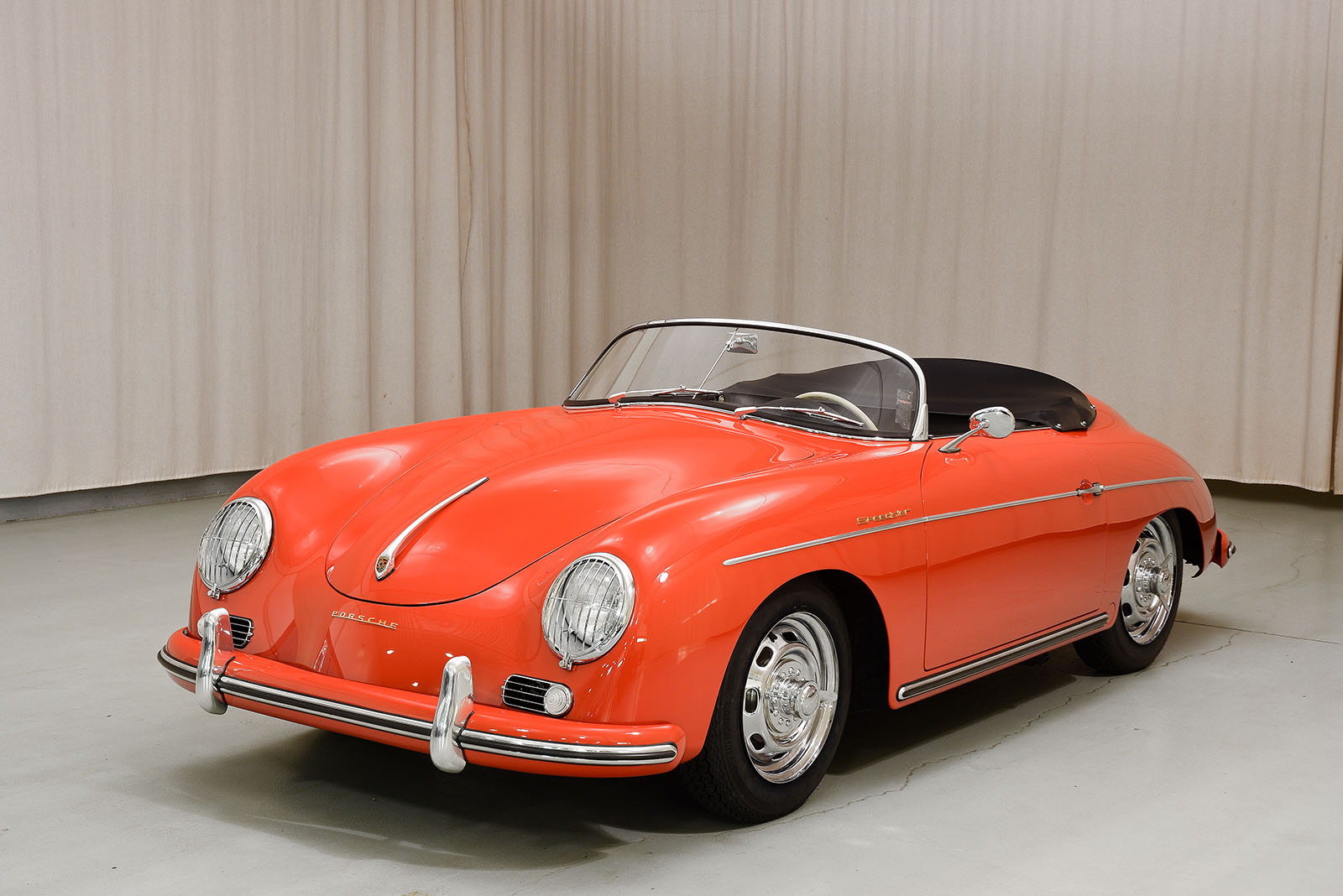 1957 - PORSCHE 356 A 1600 SPEEDSTER SIGNAL RED, foto 1