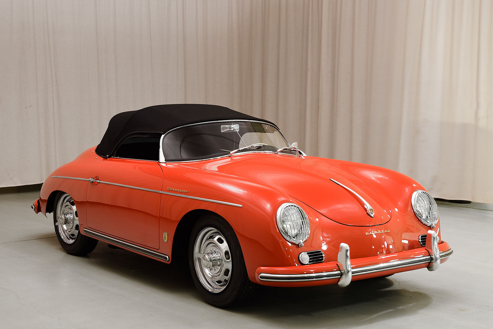 1957 - PORSCHE 356 A 1600 SPEEDSTER SIGNAL RED, foto 2
