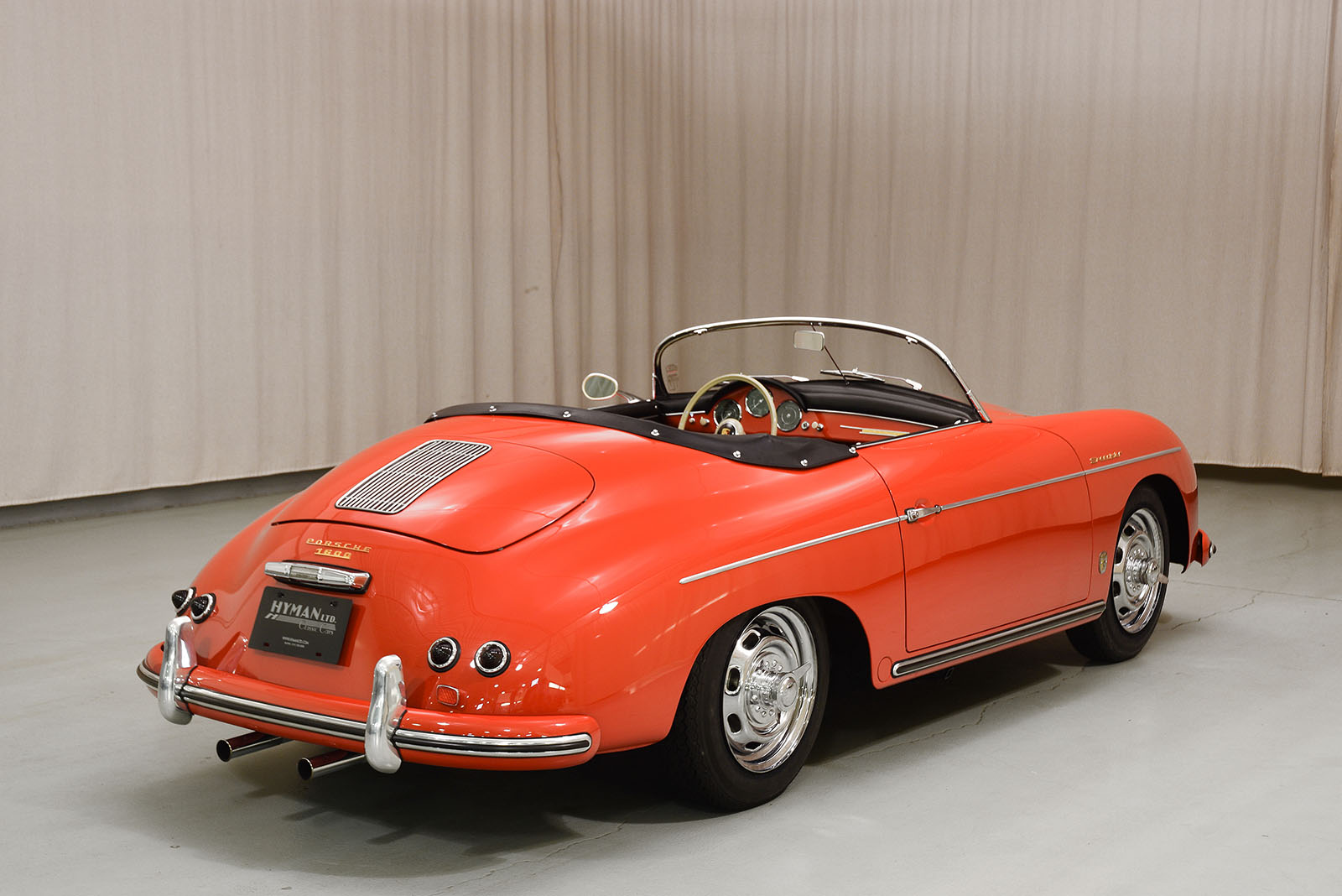 1957 - PORSCHE 356 A 1600 SPEEDSTER SIGNAL RED, foto 3