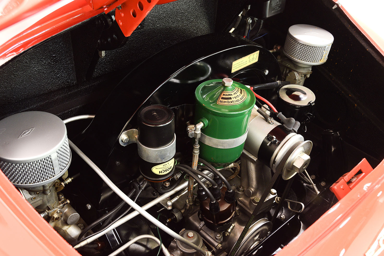 1957 - PORSCHE 356 A 1600 SPEEDSTER SIGNAL RED, foto 5