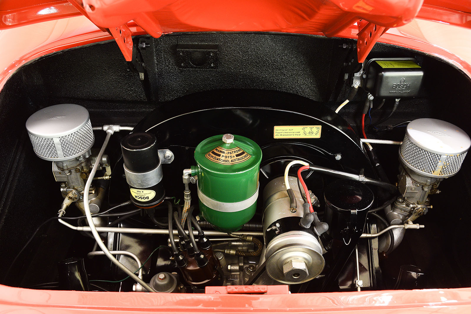 1957 - PORSCHE 356 A 1600 SPEEDSTER SIGNAL RED, foto 6