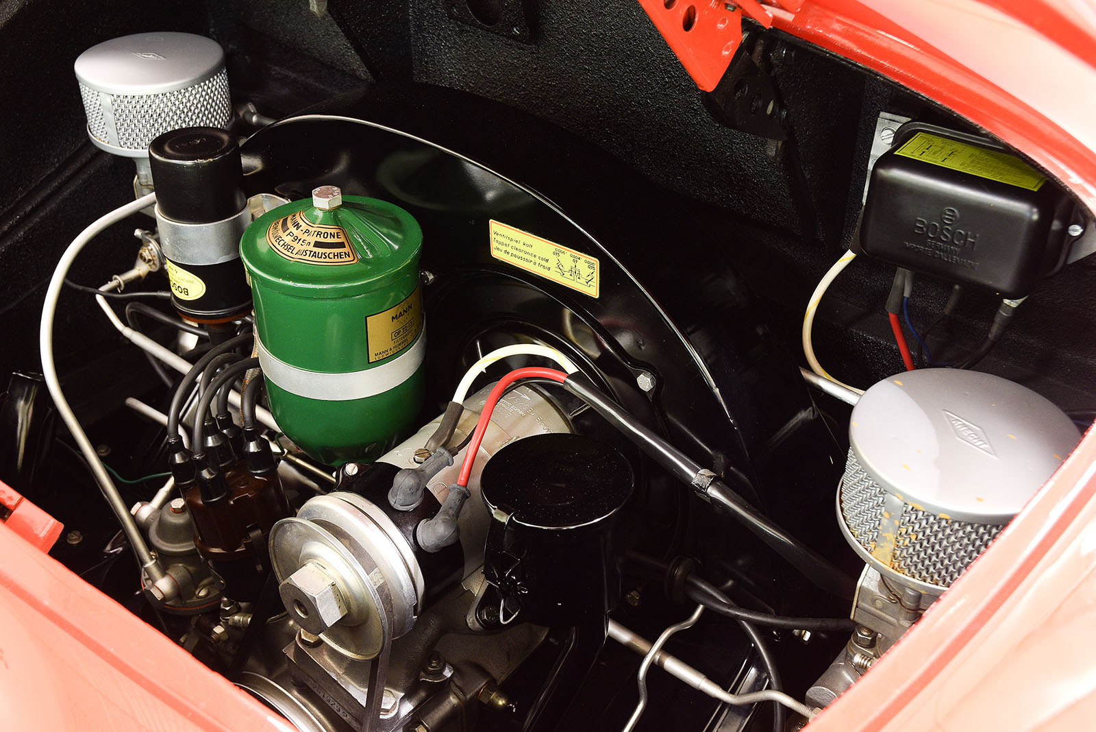 1957 - PORSCHE 356 A 1600 SPEEDSTER SIGNAL RED, foto 7