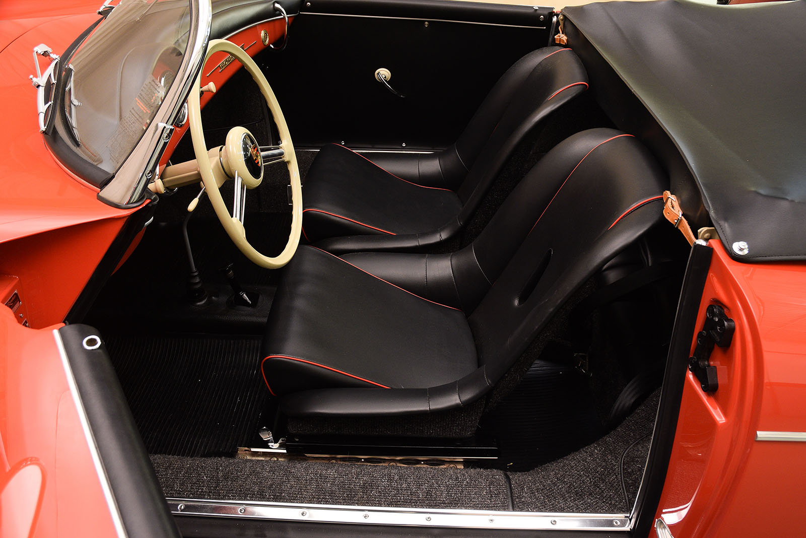 1957 - PORSCHE 356 A 1600 SPEEDSTER SIGNAL RED, foto 9