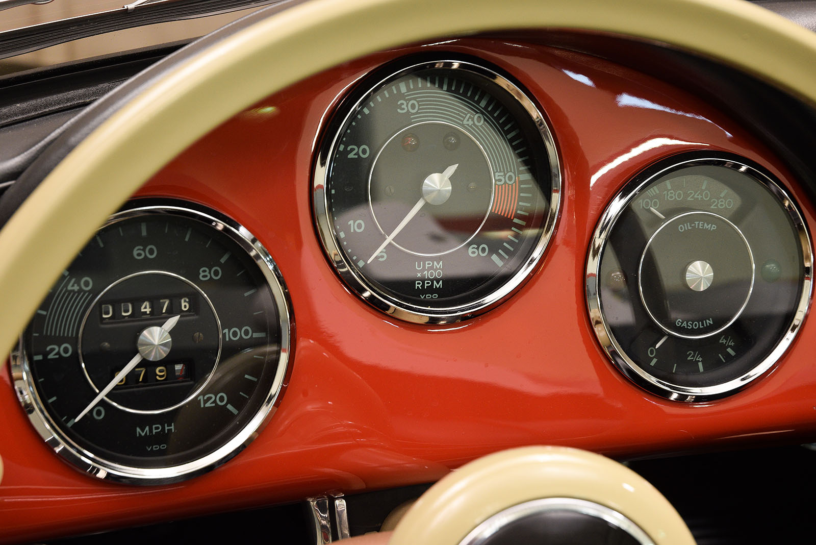 1957 - PORSCHE 356 A 1600 SPEEDSTER SIGNAL RED, foto 11