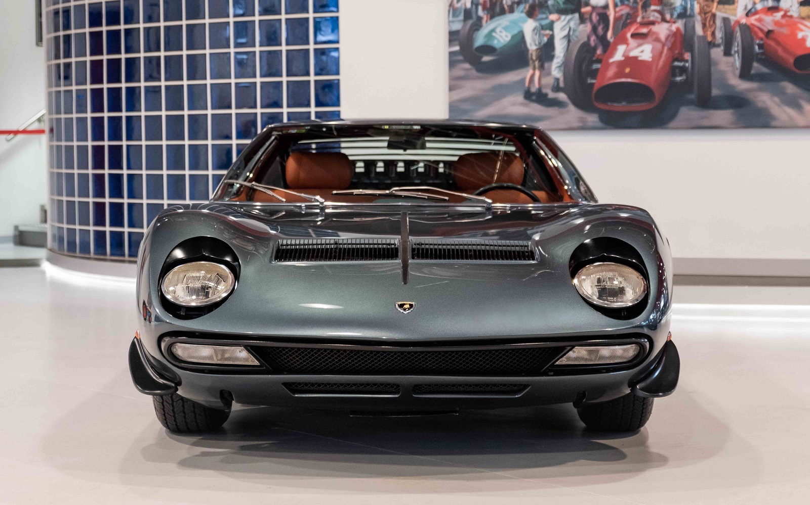 1972 - LAMBORGHINI MIURA SV GRIGIO FANTASTICO METALLIZZATO, foto 2