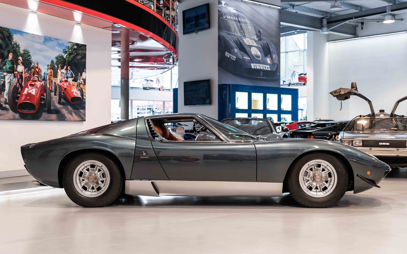 1972 - LAMBORGHINI MIURA SV GRIGIO FANTASTICO METALLIZZATO, foto 3