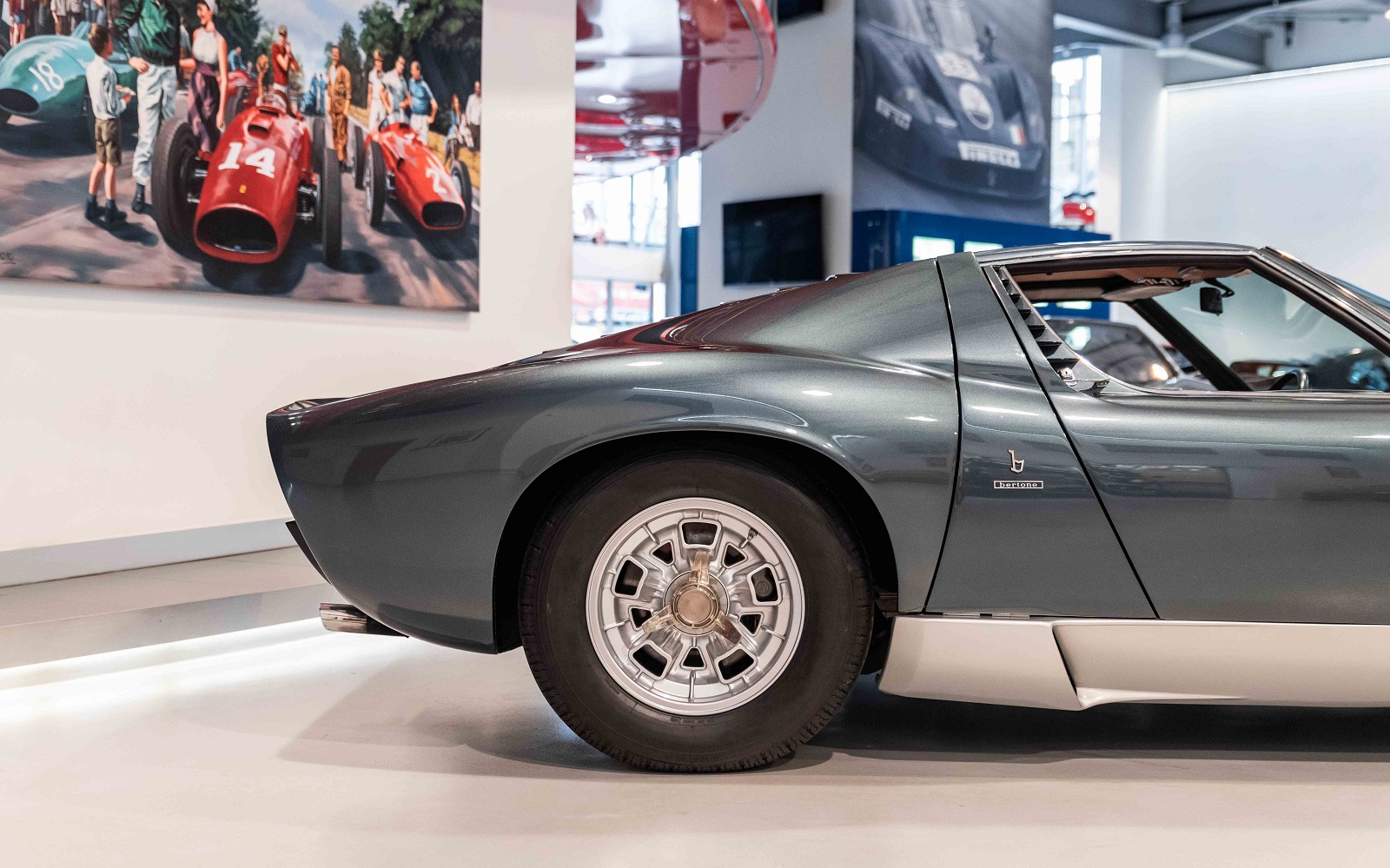 1972 - LAMBORGHINI MIURA SV GRIGIO FANTASTICO METALLIZZATO, foto 5