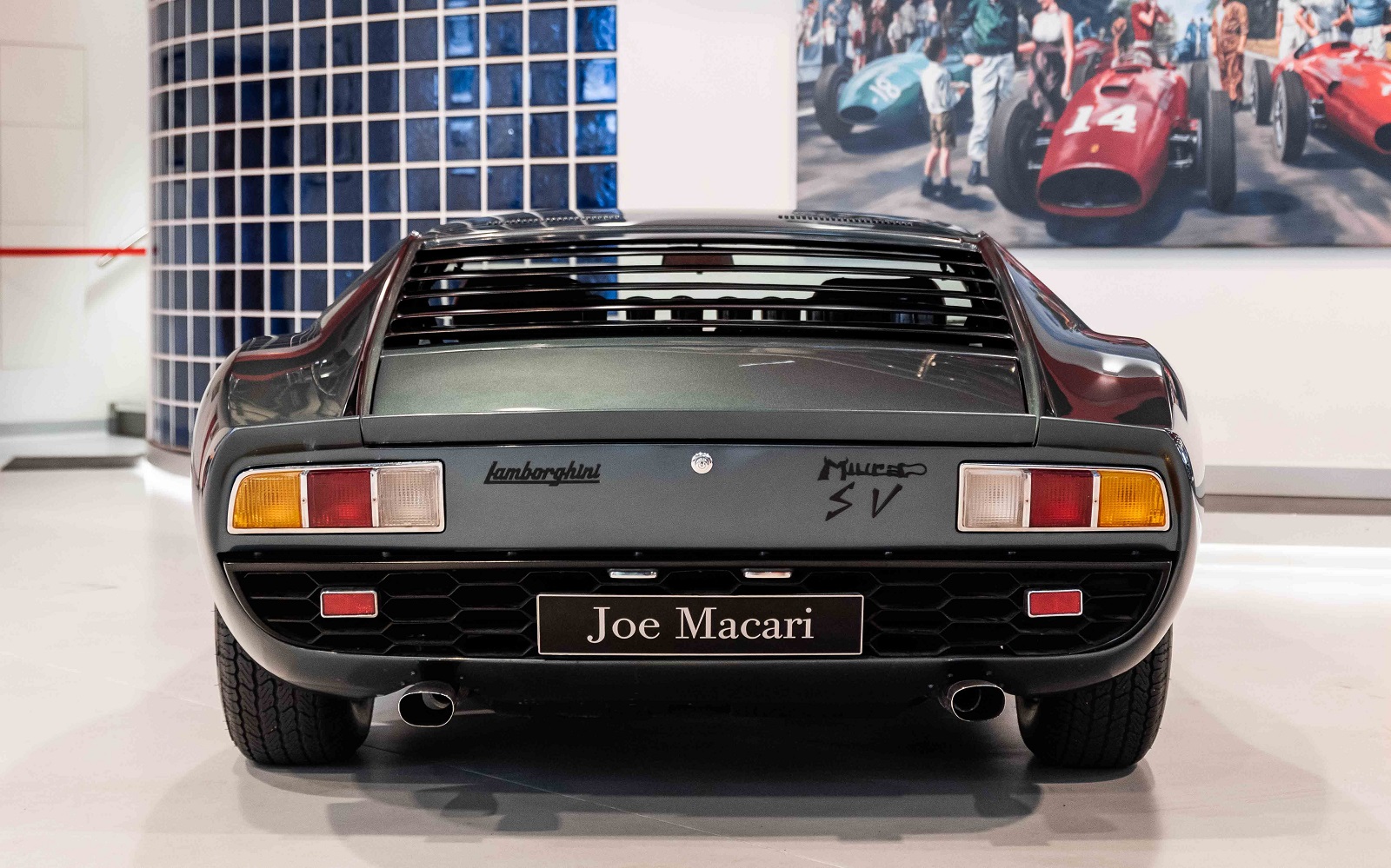 1972 - LAMBORGHINI MIURA SV GRIGIO FANTASTICO METALLIZZATO, foto 9